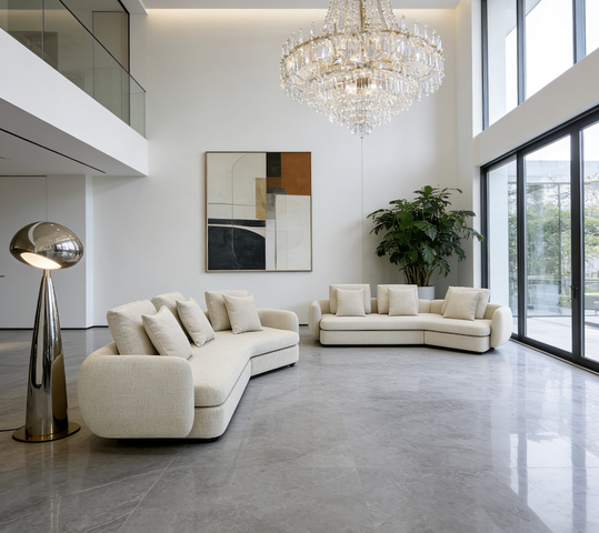  Элитный льняно-хлопковый диван 